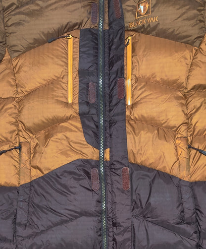 Black Yak Men Heavy Puffer Orange Jacket