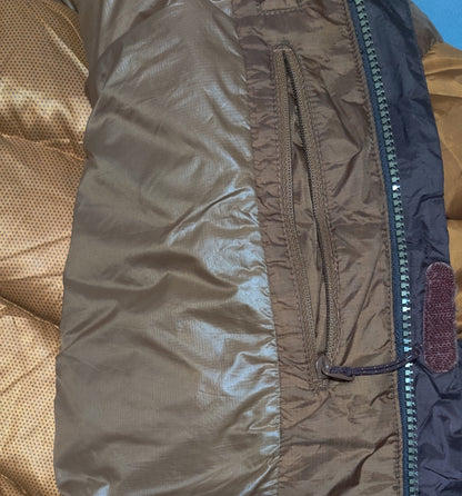 Black Yak Men Heavy Puffer Orange Jacket