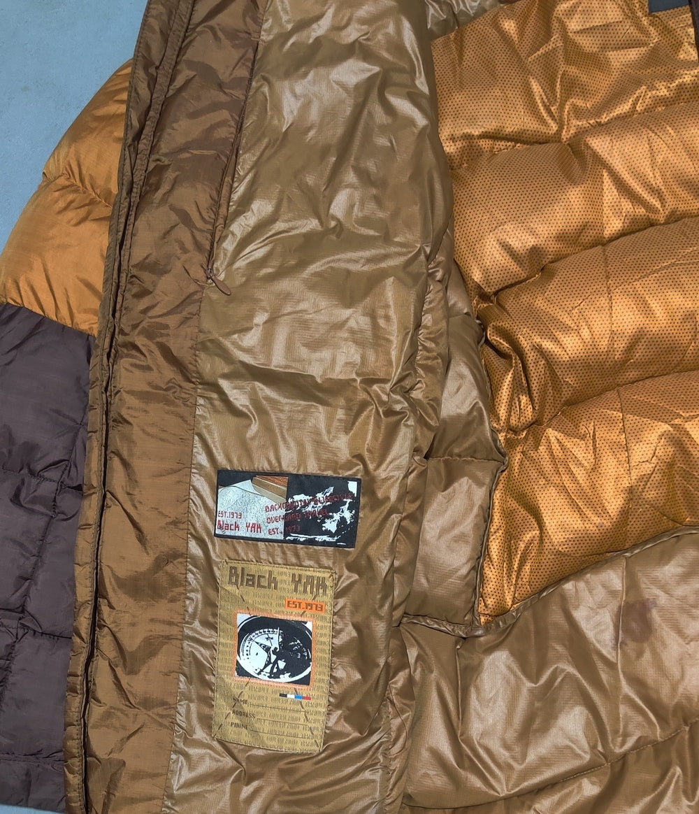 Black Yak Men Heavy Puffer Orange Jacket