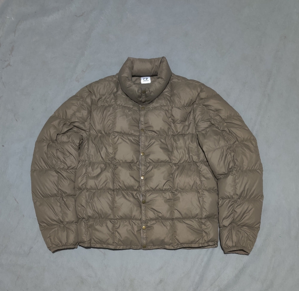 C.P Men Puffer Brown Jacket