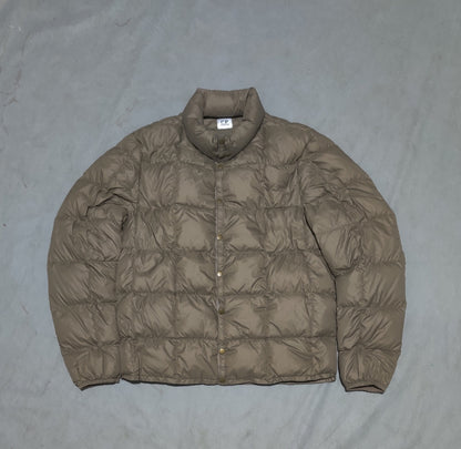 C.P Men Puffer Brown Jacket