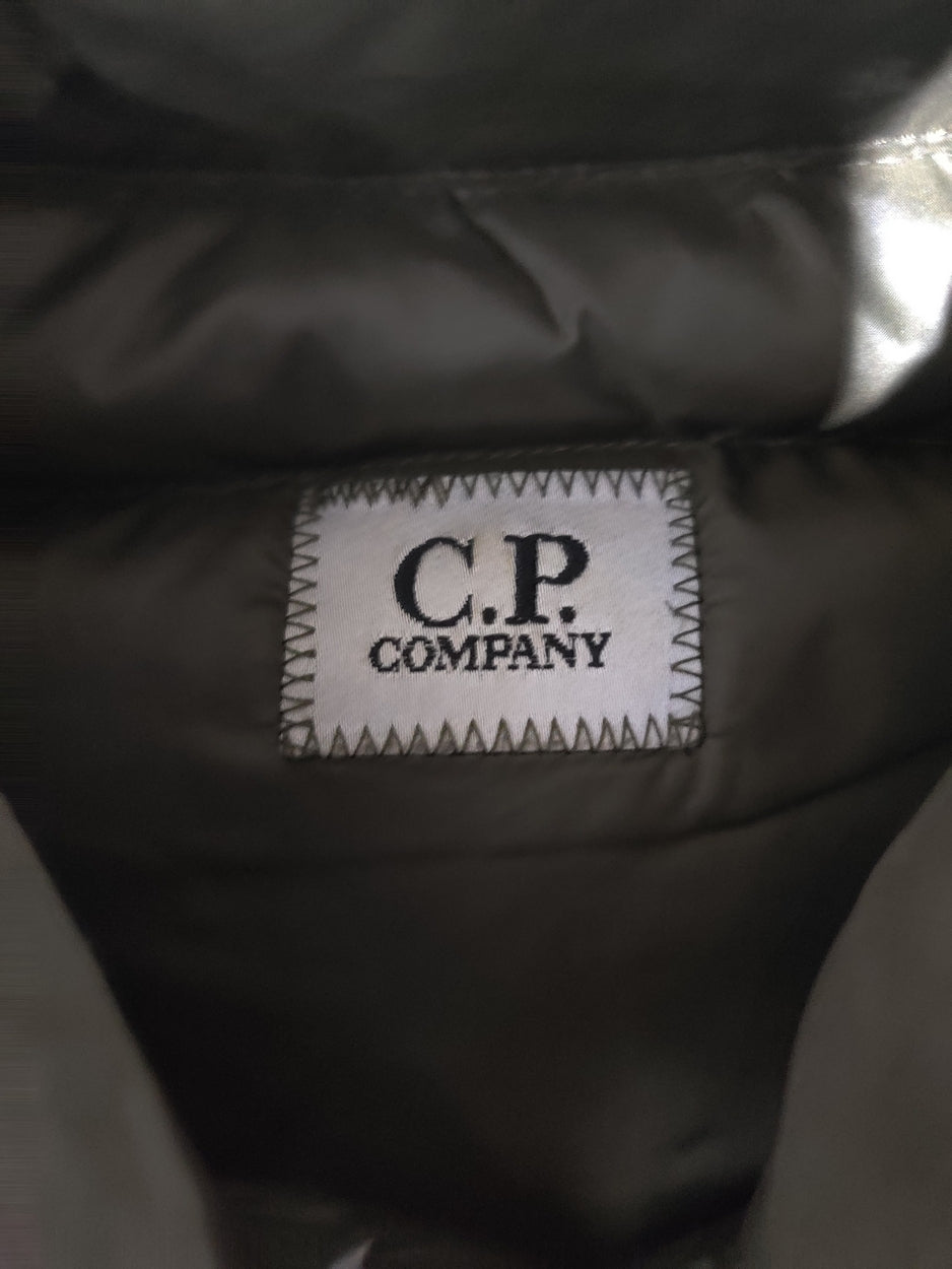 C.P Men Puffer Green Jacket