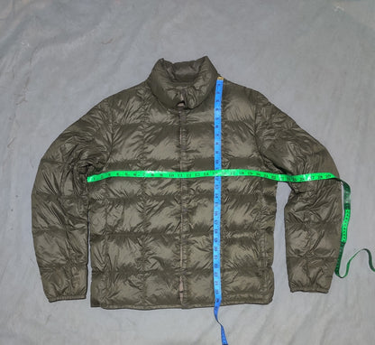 C.P Men Puffer Green Jacket