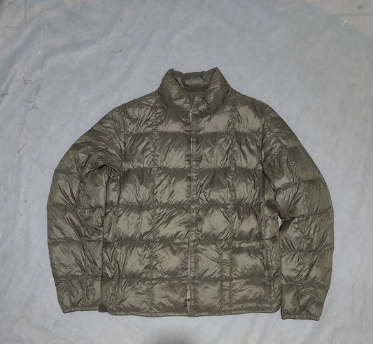 C.P Men Puffer Green Jacket