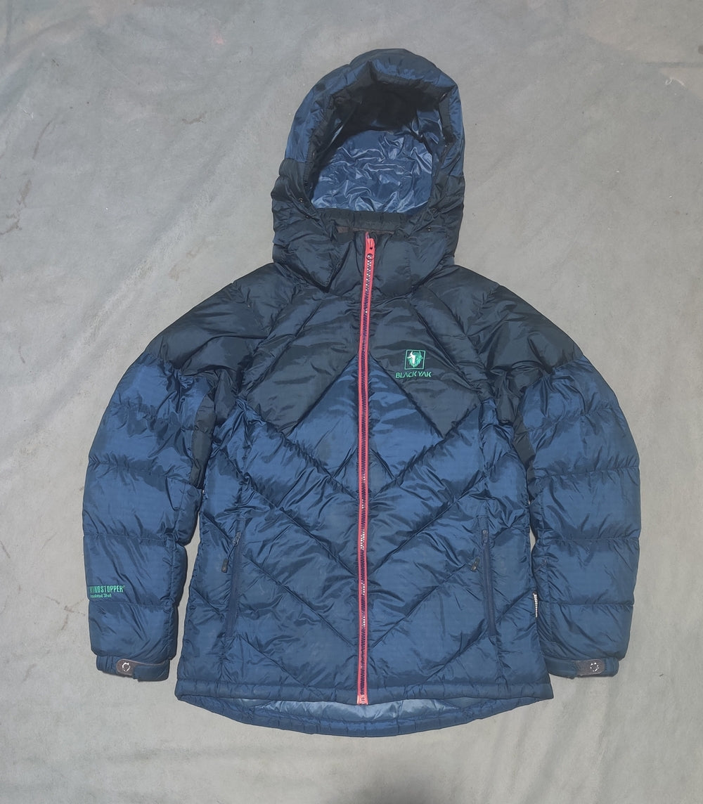 Black Yak Unisex Heavy Puffer Blue Jacket
