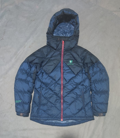 Black Yak Unisex Heavy Puffer Blue Jacket