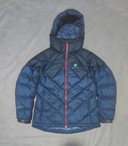 Black Yak Unisex Heavy Puffer Blue Jacket