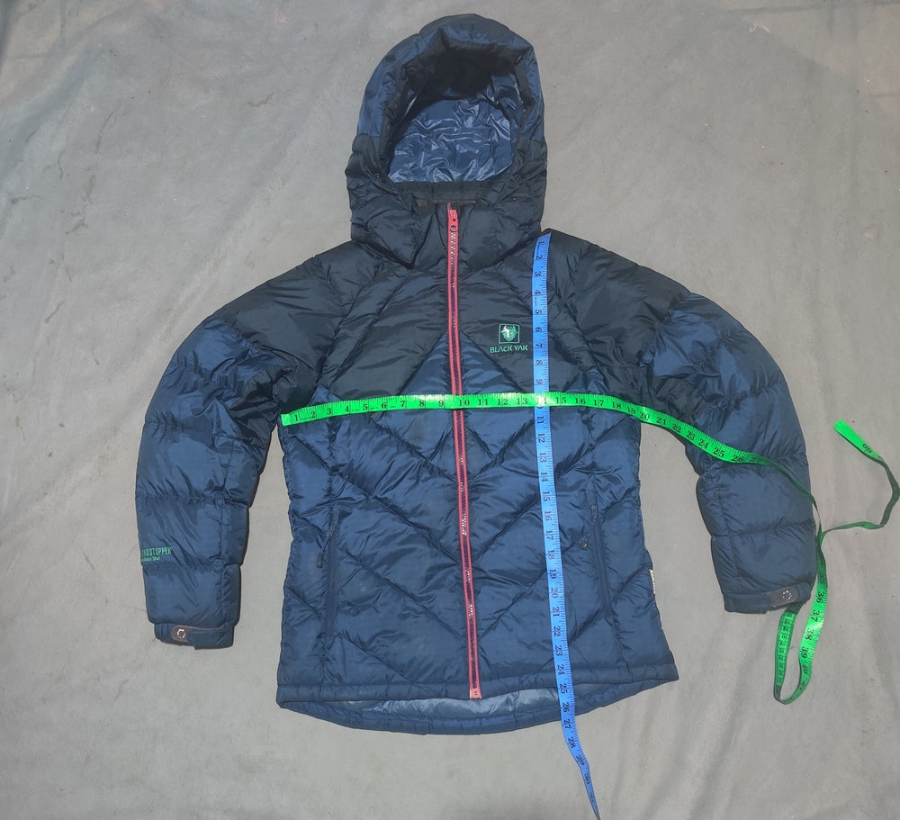 Black Yak Unisex Heavy Puffer Blue Jacket