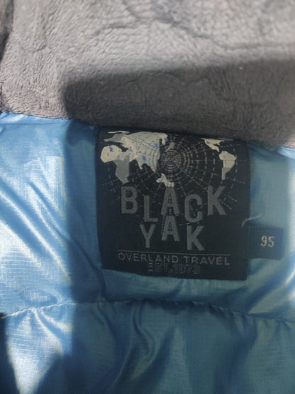 Black Yak Unisex Heavy Puffer Blue Jacket