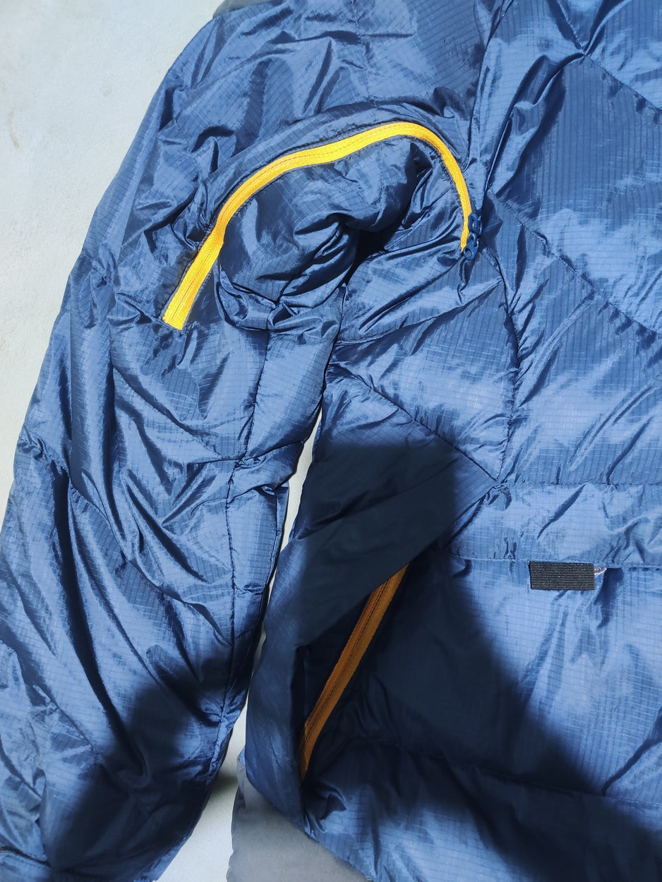 Black Yak Men Heavy Puffer Blue Jacket
