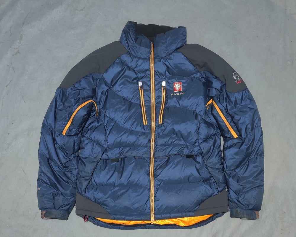 Black Yak Men Heavy Puffer Blue Jacket