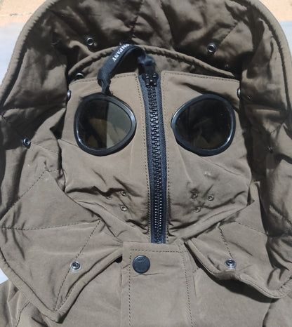 C.P Men Puffer Brown Jacket