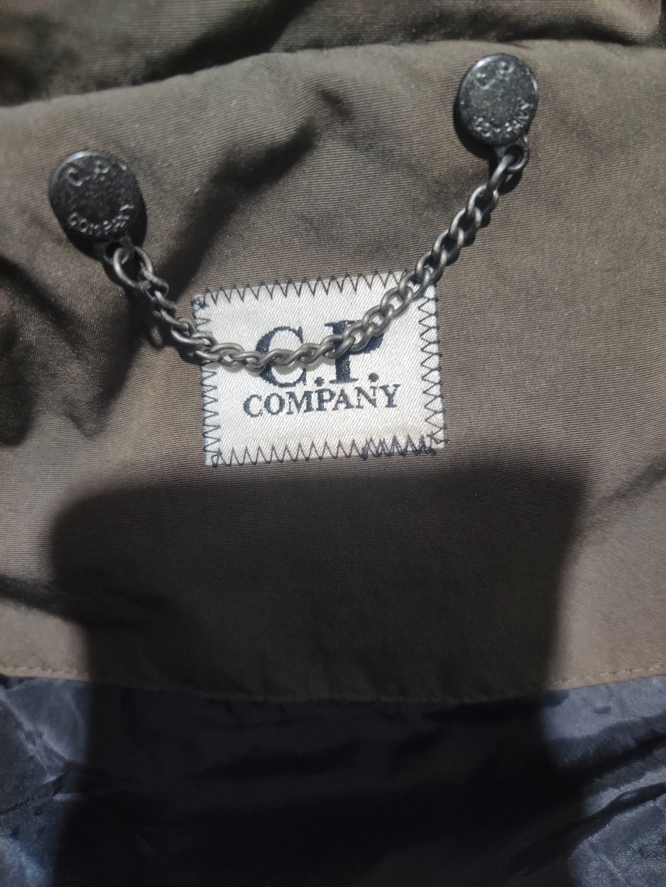 C.P Men Puffer Brown Jacket