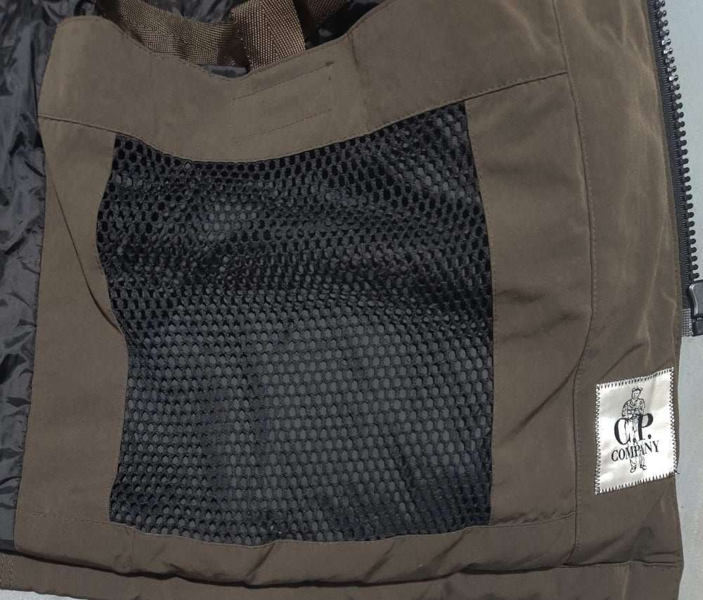 C.P Men Puffer Brown Jacket
