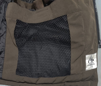 C.P Men Puffer Brown Jacket