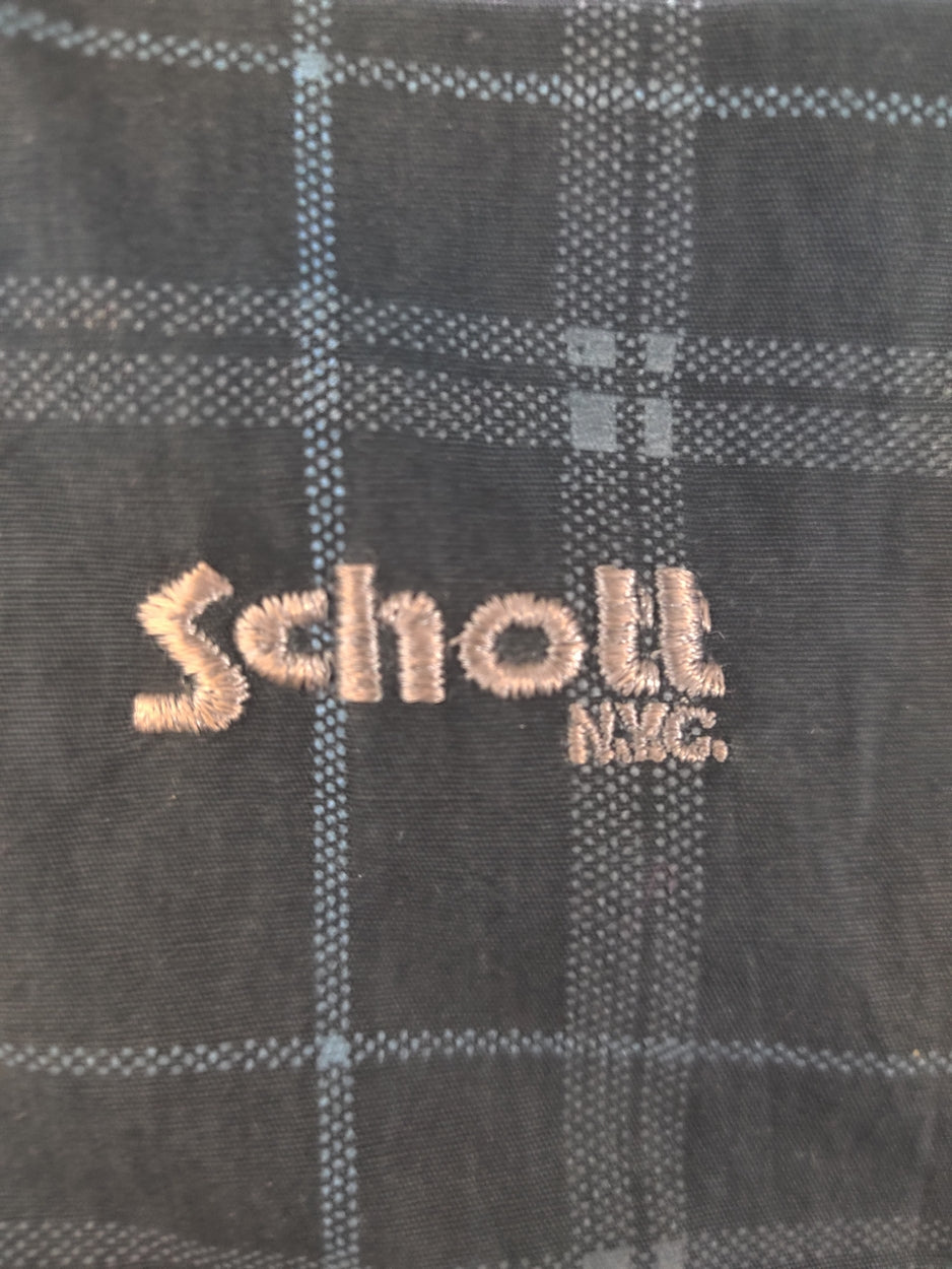 Schott Men Black Cotton Jacket