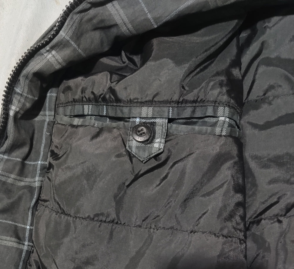 Schott Men Black Cotton Jacket