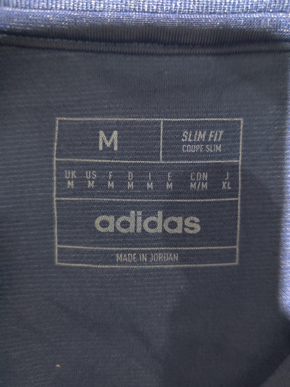 Adidas Men Sport Blue Half Zipper M