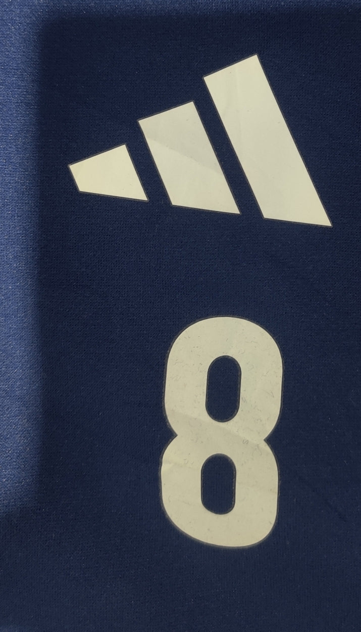 Adidas Men Sport Blue Half Zipper M