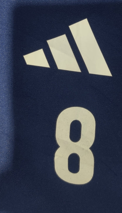 Adidas Men Sport Blue Half Zipper M