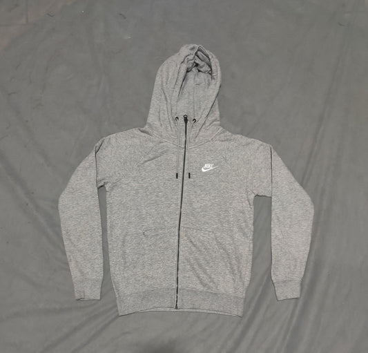 Nike Men Cotton Gray Zipper XS