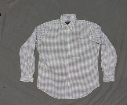 Polo Ralph Lauren Men Cotton Blue Shirt L