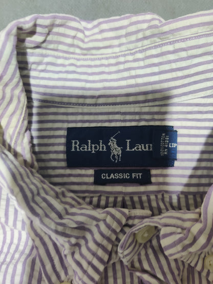 Polo Ralph Lauren Men Cotton Purple Shirt XL
