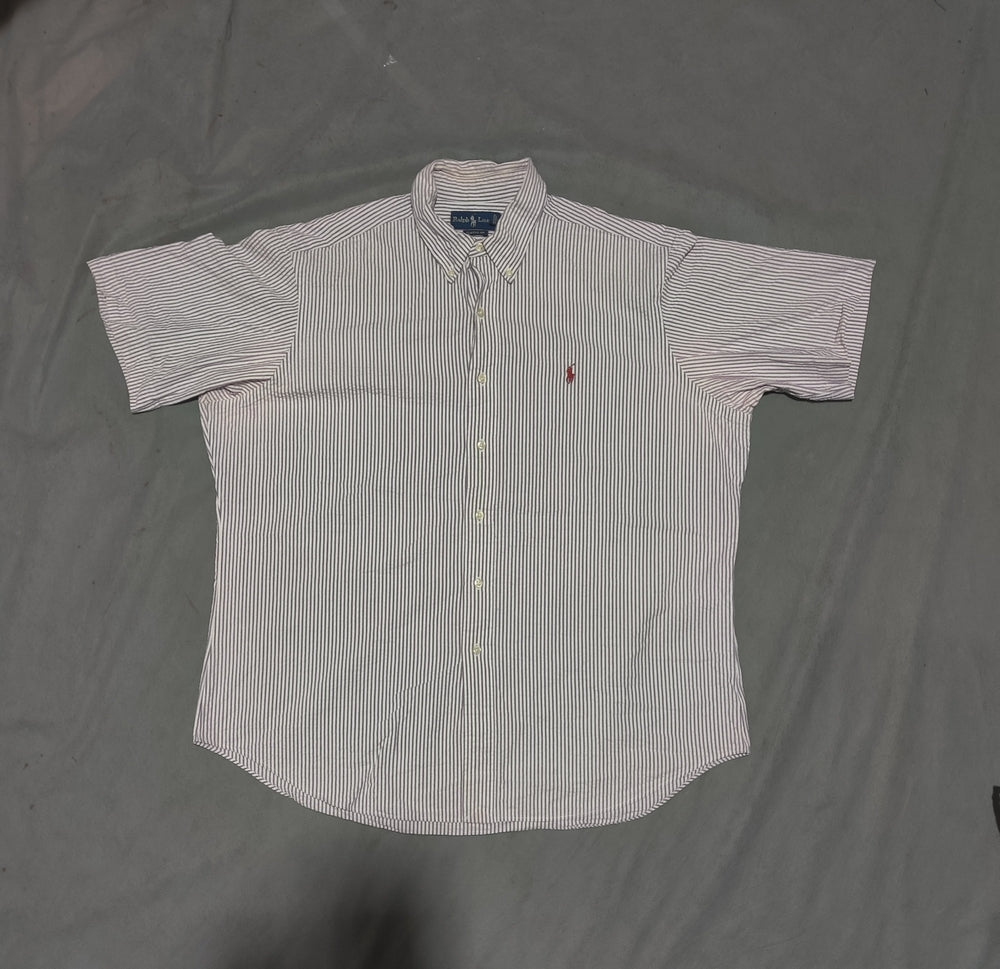 Polo Ralph Lauren Men Cotton Purple Shirt XL