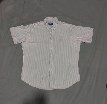 Polo Ralph Lauren Men Cotton Purple Shirt XL