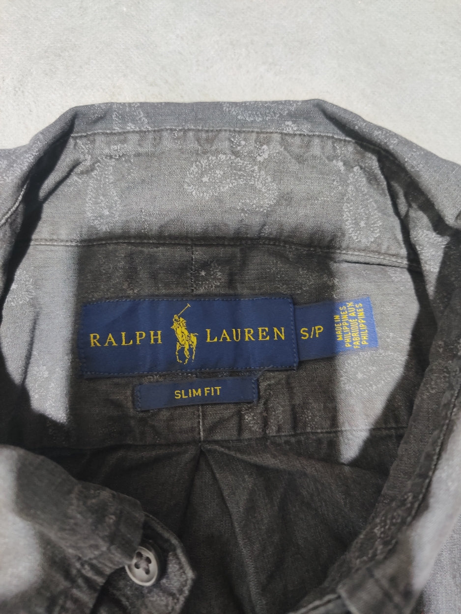 Polo Ralph Lauren Men Cotton Gray Shirt S