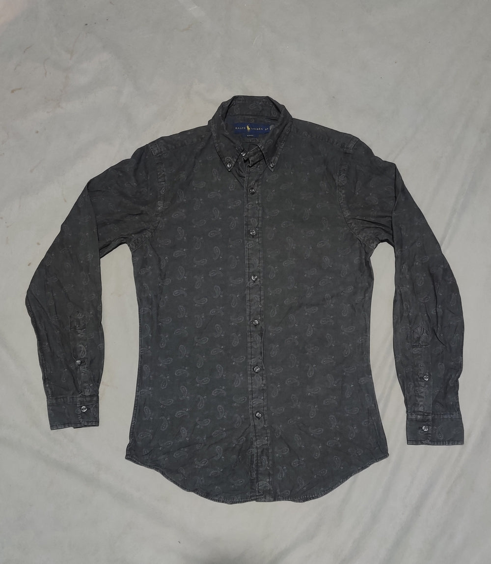 Polo Ralph Lauren Men Cotton Gray Shirt S