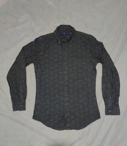 Polo Ralph Lauren Men Cotton Gray Shirt S