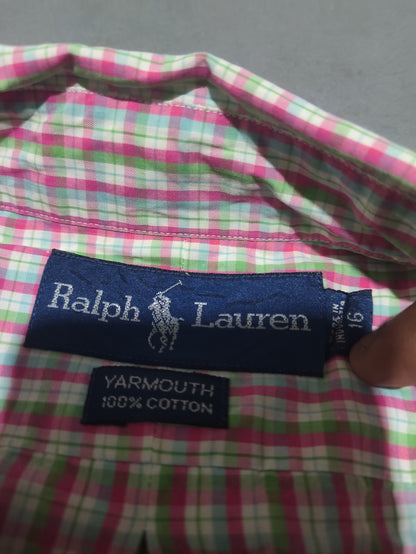 Polo Ralph Lauren Men Cotton Pink Shirt 2XL