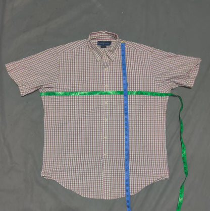 Polo Ralph Lauren Men Cotton Pink Shirt 2XL