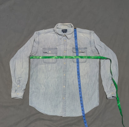 Polo Ralph Lauren Men Denim Blue Shirt XL