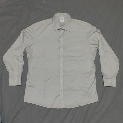 Aroors Brothers Men Cotton Gray Shirt M