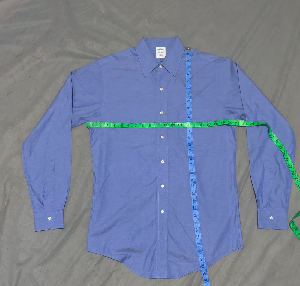 Aroors Brothers Men Cotton Blue Shirt M