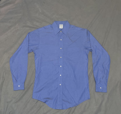 Aroors Brothers Men Cotton Blue Shirt M