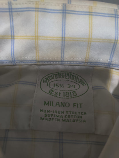 Aroors Brothers Men Cotton White Shirt L