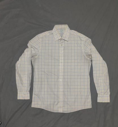 Aroors Brothers Men Cotton White Shirt L