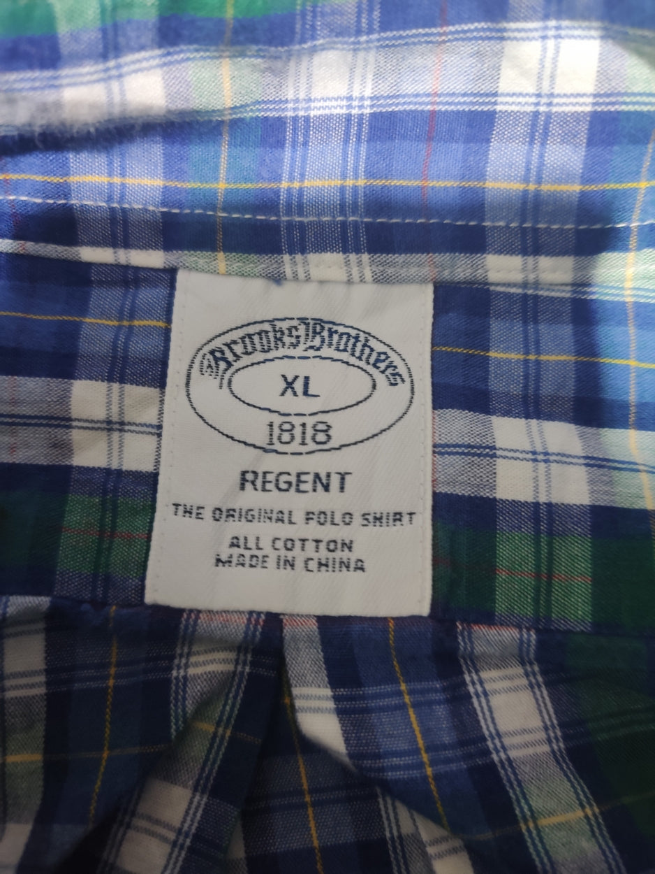 Aroors Brothers Men Cotton Blue Shirt XL