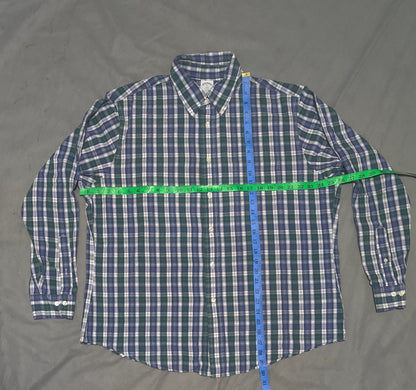 Aroors Brothers Men Cotton Blue Shirt XL