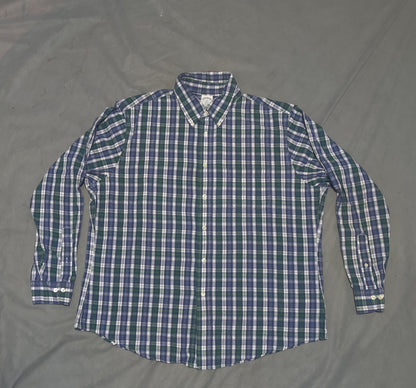 Aroors Brothers Men Cotton Blue Shirt XL