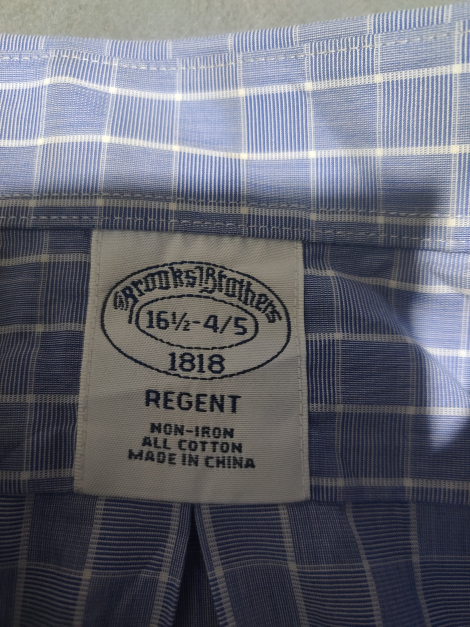 Aroors Brothers Men Cotton Blue Shirt L