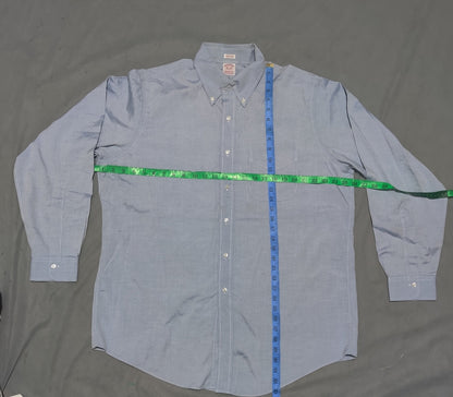 Aroors Brothers Men Cotton Blue Shirt XL