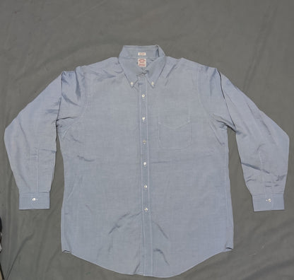 Aroors Brothers Men Cotton Blue Shirt XL