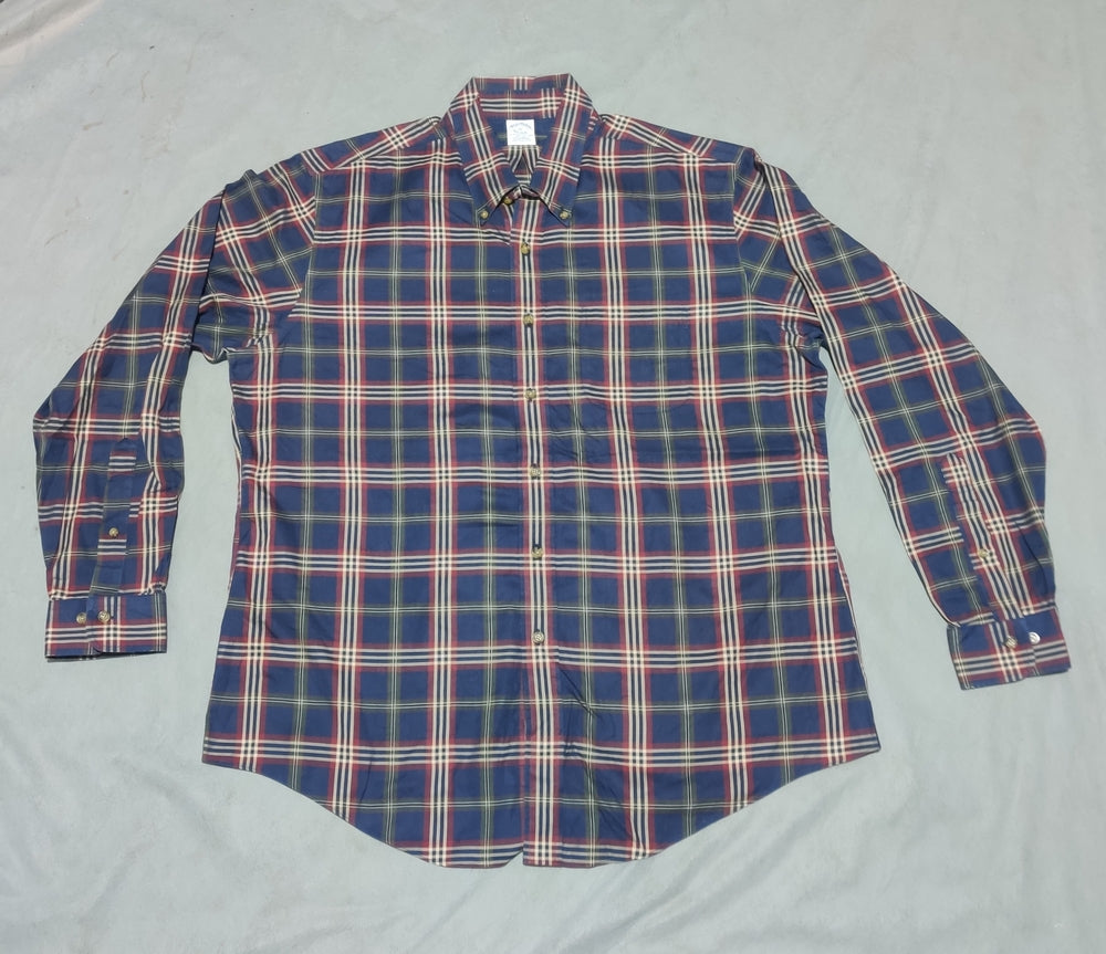 Aroors Brothres Men Cotton Blue Shirt XL