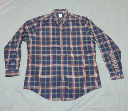 Aroors Brothres Men Cotton Blue Shirt XL