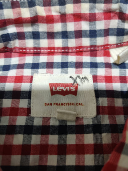 Levi's Men Cotton Red Shirt XL