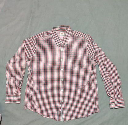 Levi's Men Cotton Red Shirt XL
